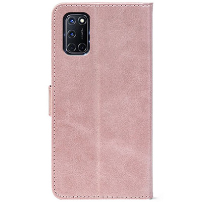 Чохол-книжка Crazy Horse Clasic для Oppo A72/ A52 Rose Gold (Front)