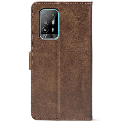 Чохол-книжка Crazy Horse Clasic для OPPO A94 5G Brown (Front)