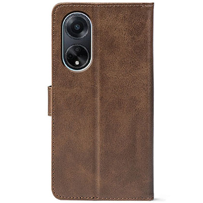 Чохол-книжка Crazy Horse Clasic для Oppo A98 5G Brown (Front)
