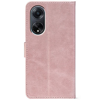 Чохол-книжка Crazy Horse Clasic для Oppo A98 5G Rose Gold (Front)