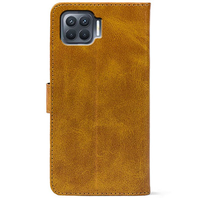 Чохол-книжка Crazy Horse Clasic для Oppo Reno4 Lite/ A93 Camel (Front)