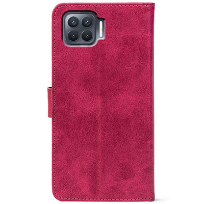 Чохол-книжка Crazy Horse Clasic для Oppo Reno4 Lite/ A93 Magenta (Front)