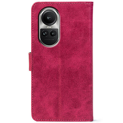 Чохол-книжка Crazy Horse Clasic для OPPO Reno 10 Magenta (Front)