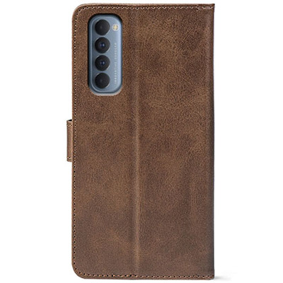 Чохол-книжка Crazy Horse Clasic для Oppo Reno 4 Pro Brown (Front)