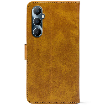 Чохол-книжка Crazy Horse Clasic для Realme C65 Camel (Front)