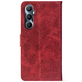 Чохол-книжка Crazy Horse Clasic для Realme C65 Red Wine (Front)