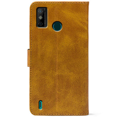 Чохол-книжка Crazy Horse Clasic для Tecno Spark 6 Go Camel (Front)