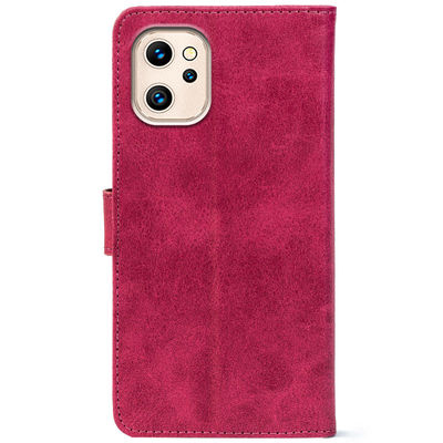 Чохол-книжка Crazy Horse Clasic для Umidigi F3S Magenta (Front)