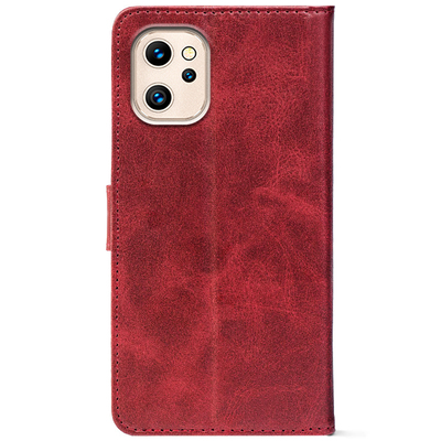 Чохол-книжка Crazy Horse Clasic для Umidigi F3S Red Wine (Front)