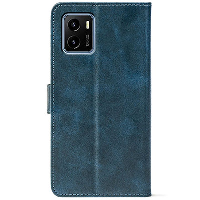 Чохол-книжка Crazy Horse Clasic для Vivo Y15S Dark Blue (Front)