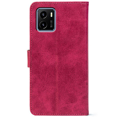 Чохол-книжка Crazy Horse Clasic для Vivo Y15S Magenta (Front)