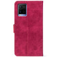 Чохол-книжка Crazy Horse Clasic для Vivo Y21 Magenta (Front)