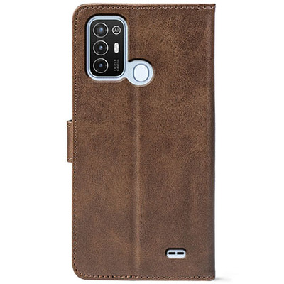 Чохол-книжка Crazy Horse Clasic для ZTE Blade A52 Brown (Front)