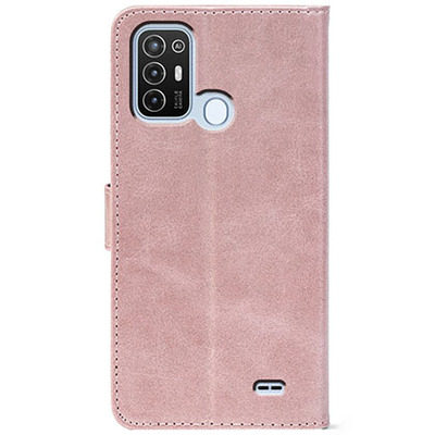 Чохол-книжка Crazy Horse Clasic для ZTE Blade A52 Rose Gold (Front)