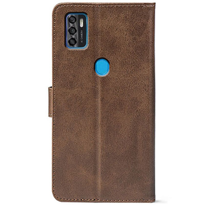 Чохол-книжка Crazy Horse Clasic для ZTE Blade A7S 2020 Brown (Front)