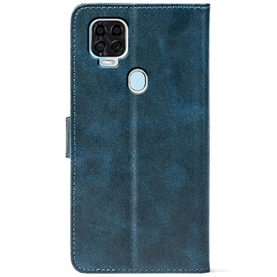 Чохол-книжка Crazy Horse Clasic для ZTE Blade V2020 Dark Blue (Front)