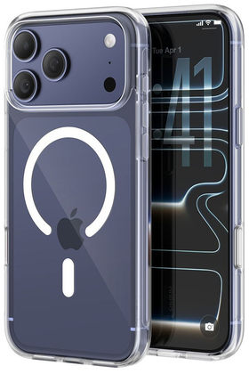 Чохол з підтримкою MagSafe для Apple iPhone 17 Pro Max Прозорий