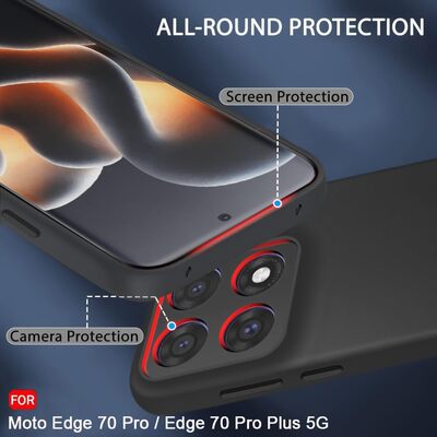 Чохол Moto Edge 70 Pro Чорний