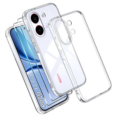 Чохол Ultra Clear Case Poco X8 Pro Max Прозорий