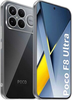 Чохол Ultra Clear Case Poco F8 Ultra Прозорий