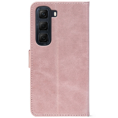 Чохол-книжка Crazy Horse Clasic для Infinix Hot 50 Rose Gold (Front)