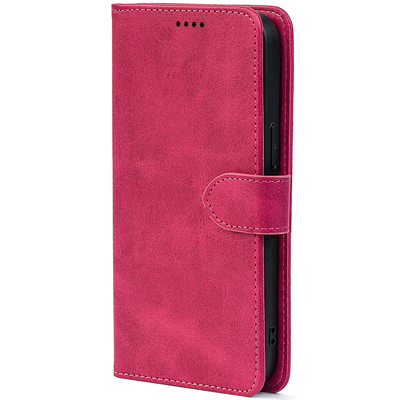 Чохол-книжка Crazy Horse Clasic для Google Pixel 5 Magenta (Front)