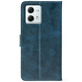 Чохол-книжка Crazy Horse Clasic для Motorola G84 Dark Blue (Front)