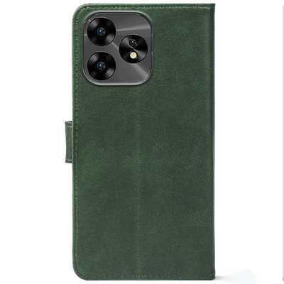 Чохол-книжка Crazy Horse Clasic для Umidigi A15C Dark Green (Front)