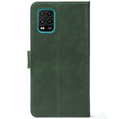 Чохол-книжка Crazy Horse Clasic для Xiaomi Mi 10 Lite Dark Green (Front)