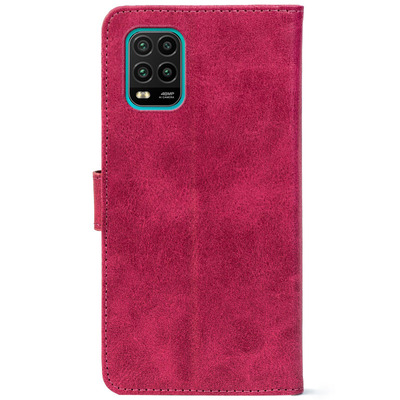 Чохол-книжка Crazy Horse Clasic для Xiaomi Mi 10 Lite Magenta (Front)