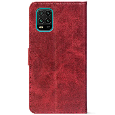 Чохол-книжка Crazy Horse Clasic для Xiaomi Mi 10 Lite Red Wine (Front)