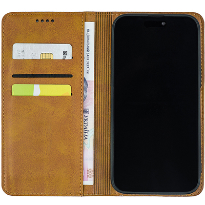 Чохол-книжка Crazy Horse Clasic для Samsung Galaxy A07 (A075) Camel (Strong)
