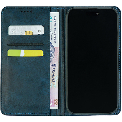 Чохол-книжка Crazy Horse Clasic для Samsung Galaxy A07 (A075) Dark Blue (Strong)