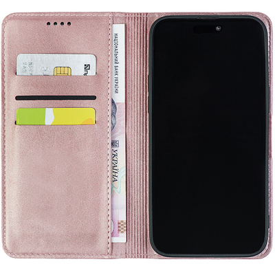Чохол-книжка Crazy Horse Clasic для Samsung Galaxy A07 (A075) Rose Gold (Strong)