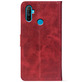 Чохол-книжка Crazy Horse Clasic для Realme C3 Red Wine (Front)