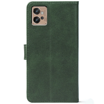 Чохол-книжка Crazy Horse Clasic для Motorola G32 Dark Green (Front)