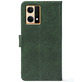 Чохол-книжка Crazy Horse Clasic для Oppo Reno 7 4G Dark Green (Front)