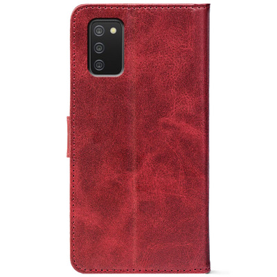 Чохол-книжка Crazy Horse Clasic для Samsung Galaxy A03s (A037) Red Wine (Front)