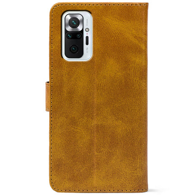 Чохол-книжка Crazy Horse Clasic для Xiaomi Redmi Note 10 Pro Camel (Front)