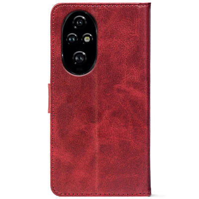 Чохол-книжка Crazy Horse Clasic для Huawei Honor 200 Red Wine (Front)