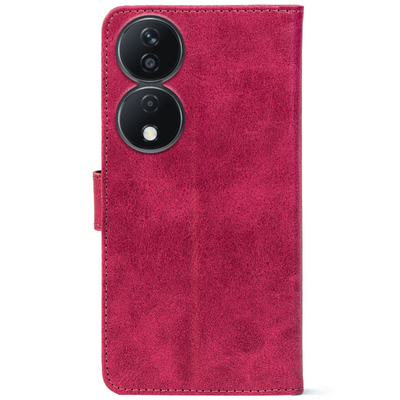 Чохол-книжка Crazy Horse Clasic для Honor X7b Magenta (Front)