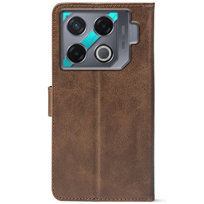 Чохол-книжка Crazy Horse Clasic для Infinix GT 20 Pro Brown (Front)