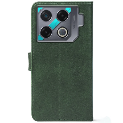 Чохол-книжка Crazy Horse Clasic для Infinix GT 20 Pro Dark Green (Front)