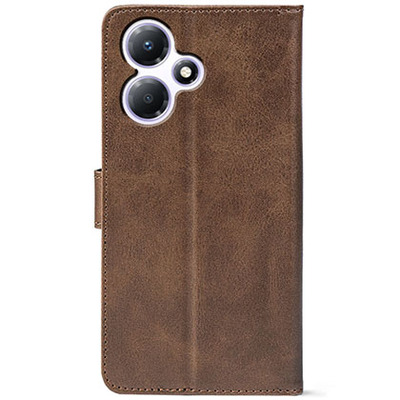 Чохол-книжка Crazy Horse Clasic для Infinix Hot 30 Play Brown (Front)