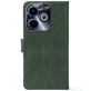 Чохол-книжка Crazy Horse Clasic для Infinix Hot 40i Dark Green (Front)