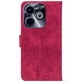 Чохол-книжка Crazy Horse Clasic для Infinix Hot 40i Magenta (Front)