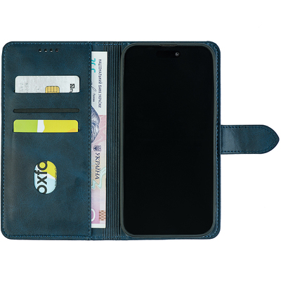Чохол-книжка Crazy Horse Clasic для Infinix Note 40 4G Dark Blue (Front)
