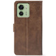 Чохол-книжка Crazy Horse Clasic для Motorola Edge 40 Brown (Front)