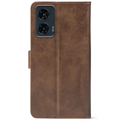 Чохол-книжка Crazy Horse Clasic для Motorola Edge 50 Fusion Brown (Front)