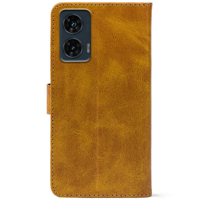 Чохол-книжка Crazy Horse Clasic для Motorola Edge 50 Fusion Camel (Front)